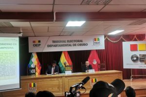 Rendición de cuentas 2025 del Tribunal Electoral de Oruro